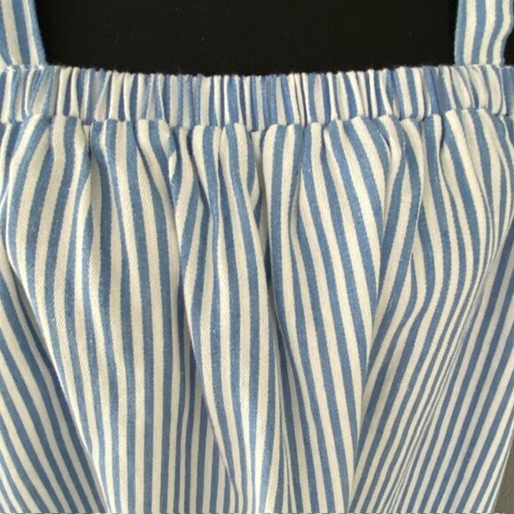 NWT English Factory Amelia Blue Stripe Tie Mini Dress Small - Picture 8 of 14